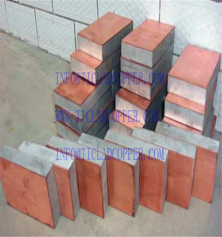 Explosion Bonding Titanium Clad Copper Sheet/Copper Clad Sheet Aluminium Plates